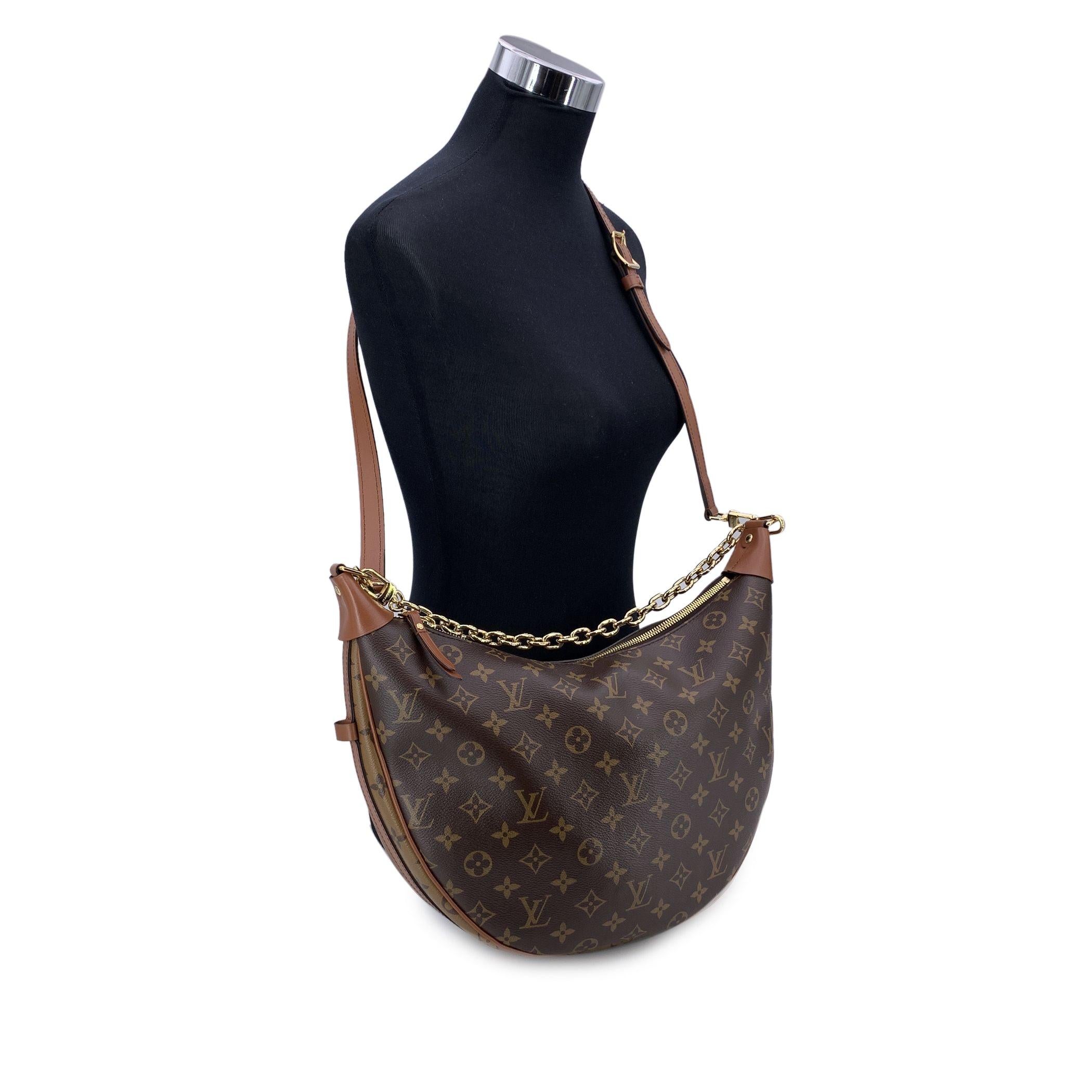 This beautiful Bag will come with a Certificate of Authenticity provided by Entrupy. The certificate will be provided at no further cost. A statement of effortless style and contemporary nostalgia, the Louis Vuitton Loop Hobo bag brings a fresh