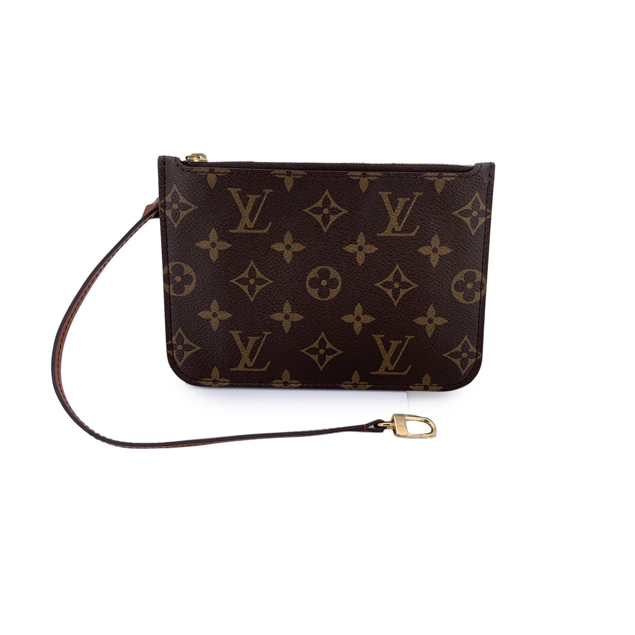 Black Louis Vuitton Monogram Reverse Hobo Shoulder Bag with Pouch