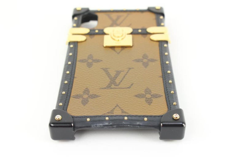 Louis Vuitton Eye Trunk With Strap For Iphone X Reverse Monogram