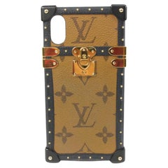 Louis Vuitton Monogram Reverse iPhone X or XS Eye Trunk Case Mobile Phone 30lk32