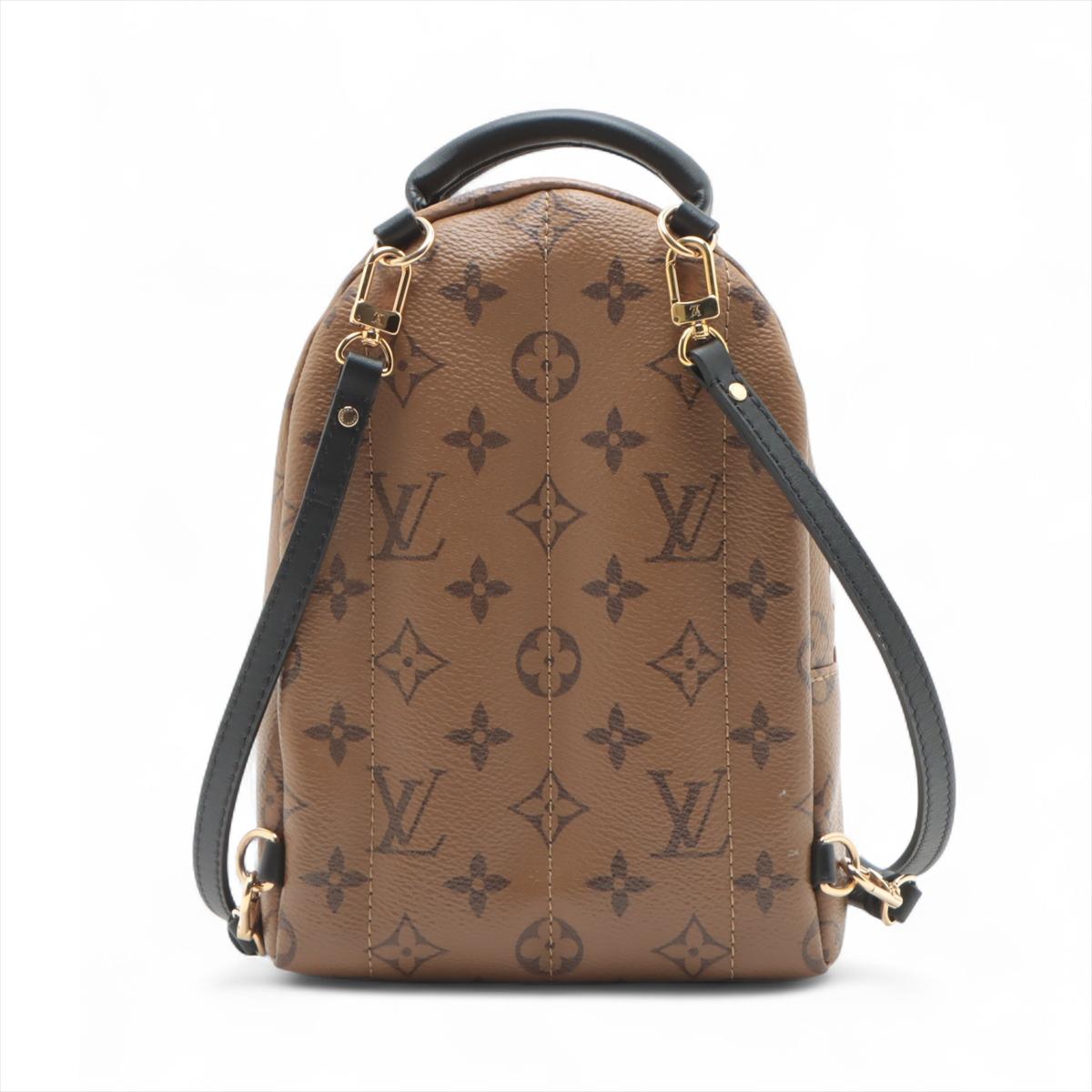 Brown Louis Vuitton Monogram Reverse Mini Palm Springs Backpack For Sale