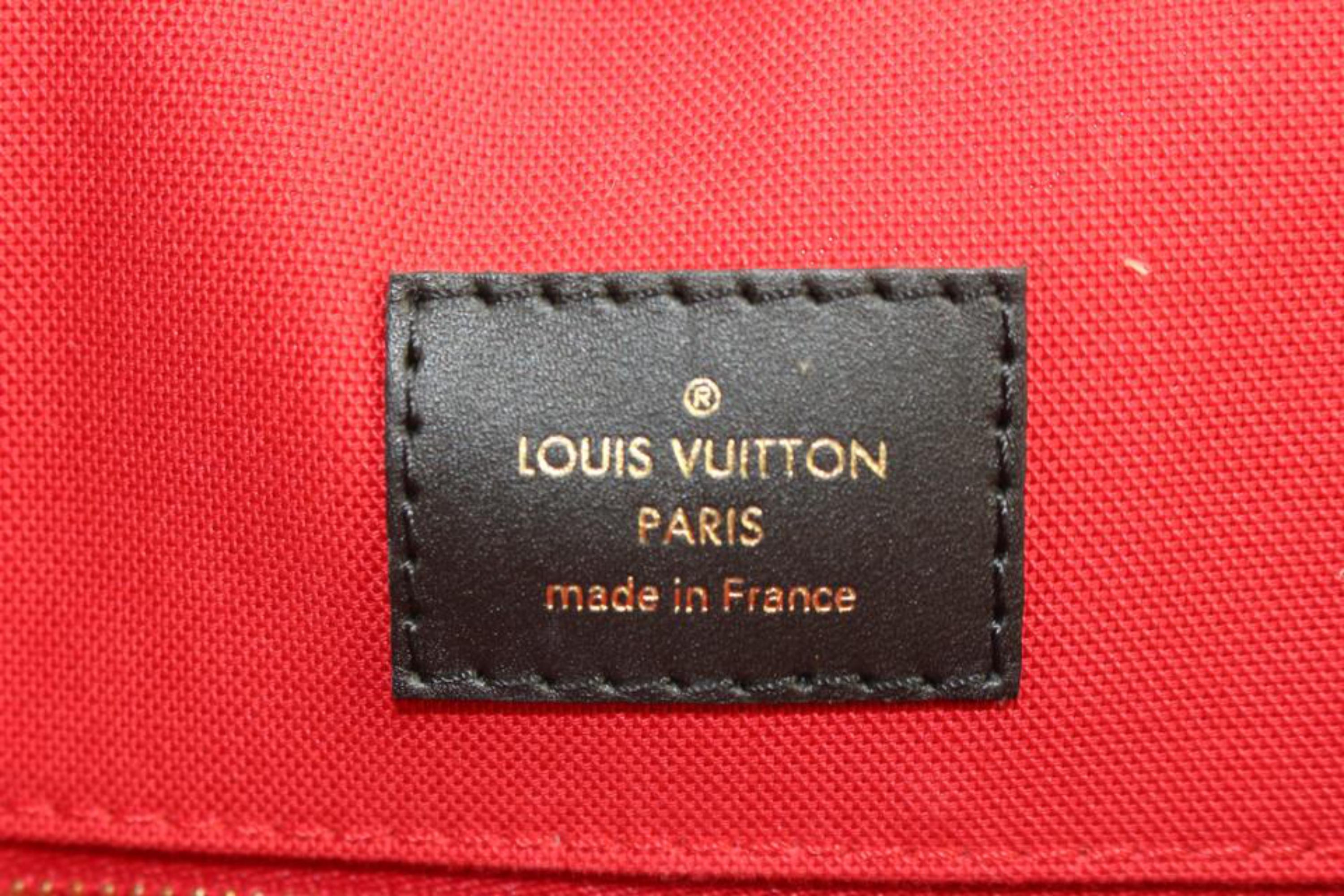 Brown Louis Vuitton Monogram Reverse Onthego MM 2way Tote Bag s210lv58