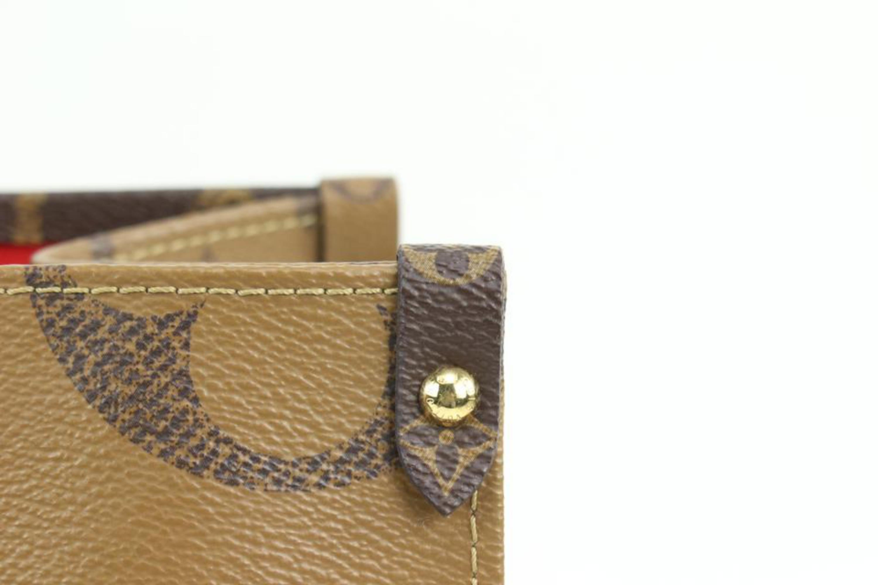 Louis Vuitton Monogram Reverse Onthego MM 2way Tote Bag s210lv58 4