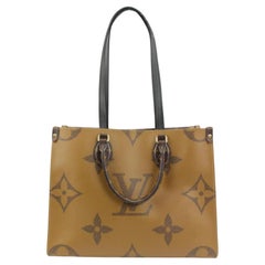 Louis Vuitton Monogram Reverse Onthego MM 2way Tote Bag s210lv58