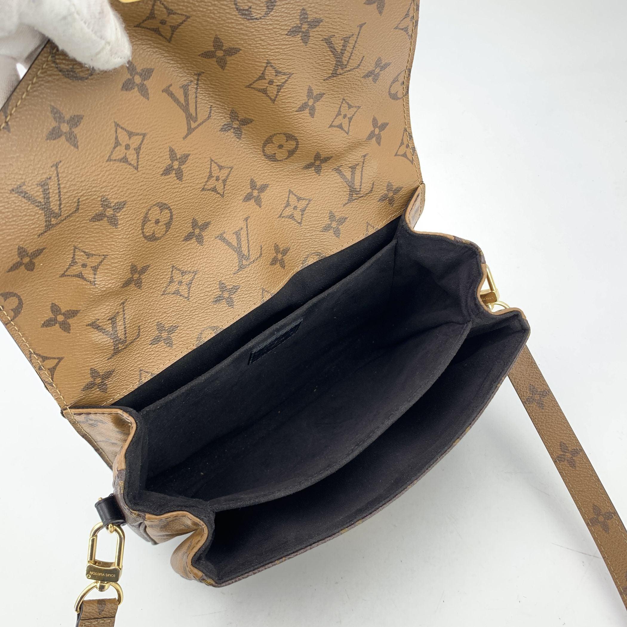 Louis Vuitton Monogram Reverse Pochette Metis Handbag Shoulder Bag In Excellent Condition In Rome, Rome
