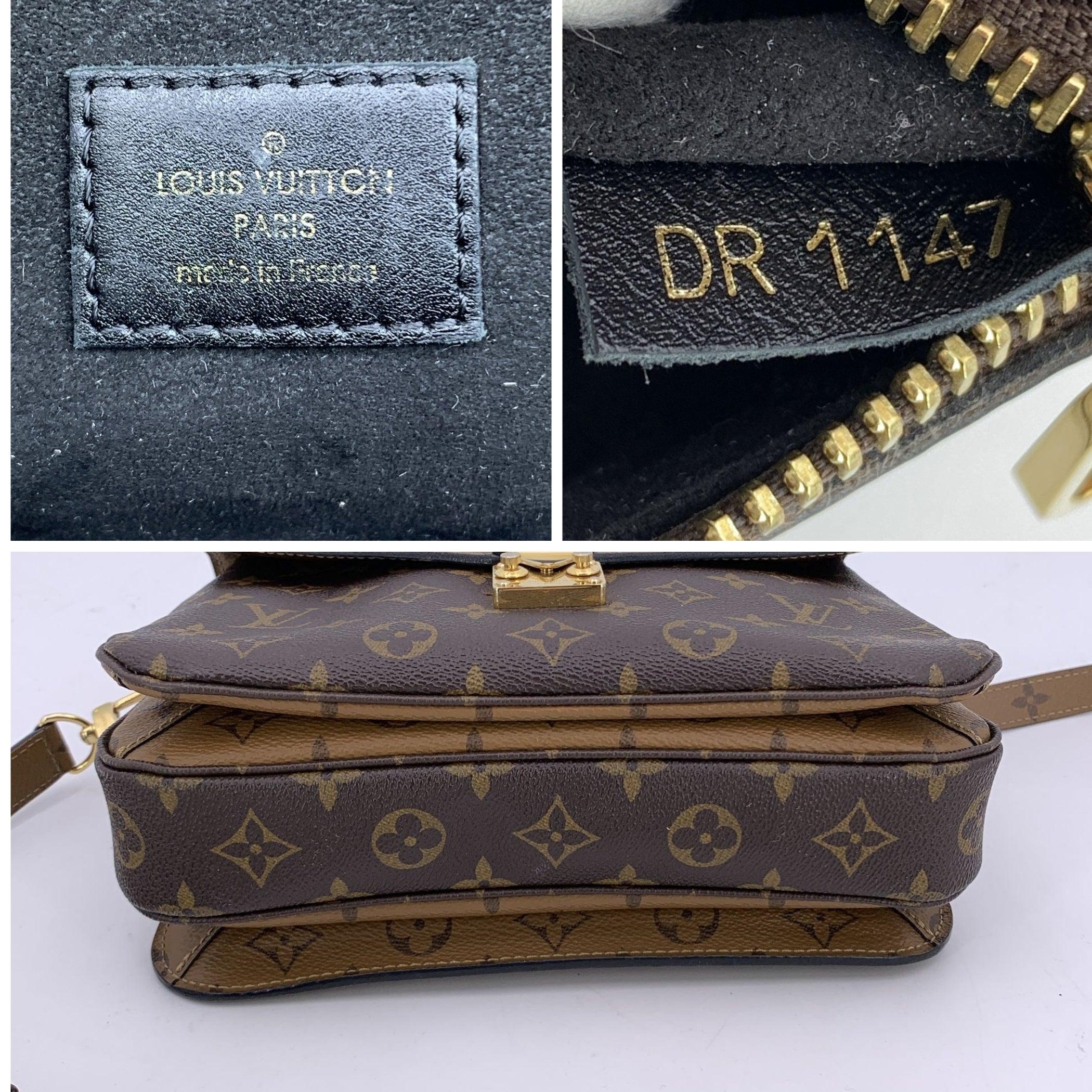 Women's Louis Vuitton Monogram Reverse Pochette Metis Handbag Shoulder Bag