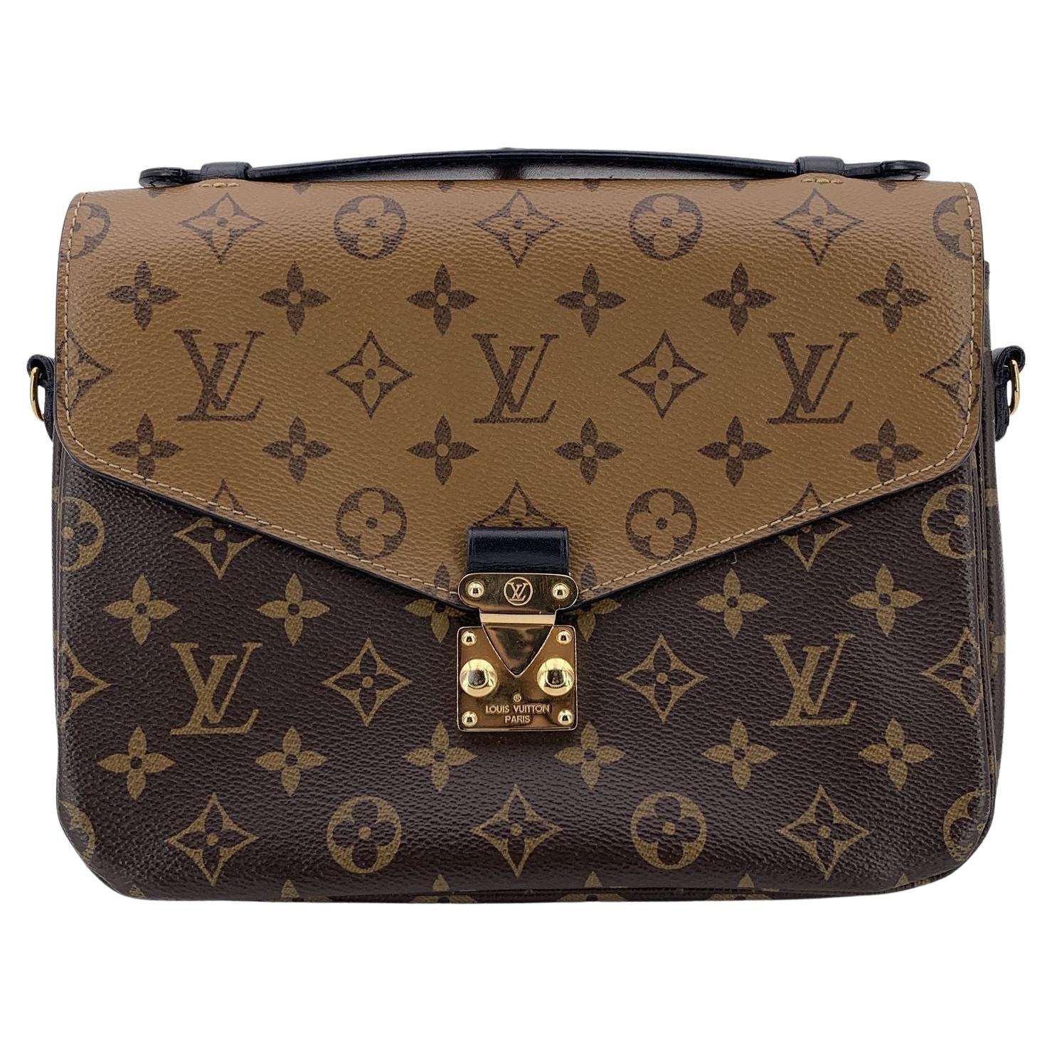 Louis Vuitton Monogram Reverse Pochette Metis Handbag Shoulder Bag For Sale