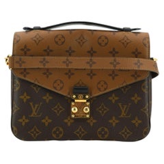 Louis Vuitton Monogram Reverse Pochette Metis Handbag Shoulder Bag