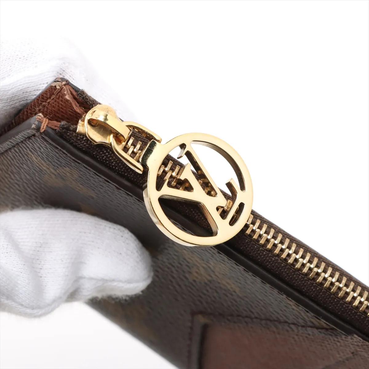 Louis Vuitton Monogram Reverse Romy Coin Card Holder in vendita 1