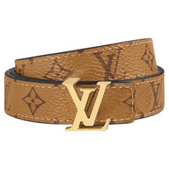 Louis Vuitton Monogram Reverse Tan Brown LV Iconic 20mm Reversible Belt