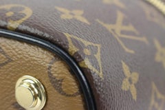 Louis Vuitton Monogram Reverse Vanity PM Crossbody Train Case  Bag 39lv217s