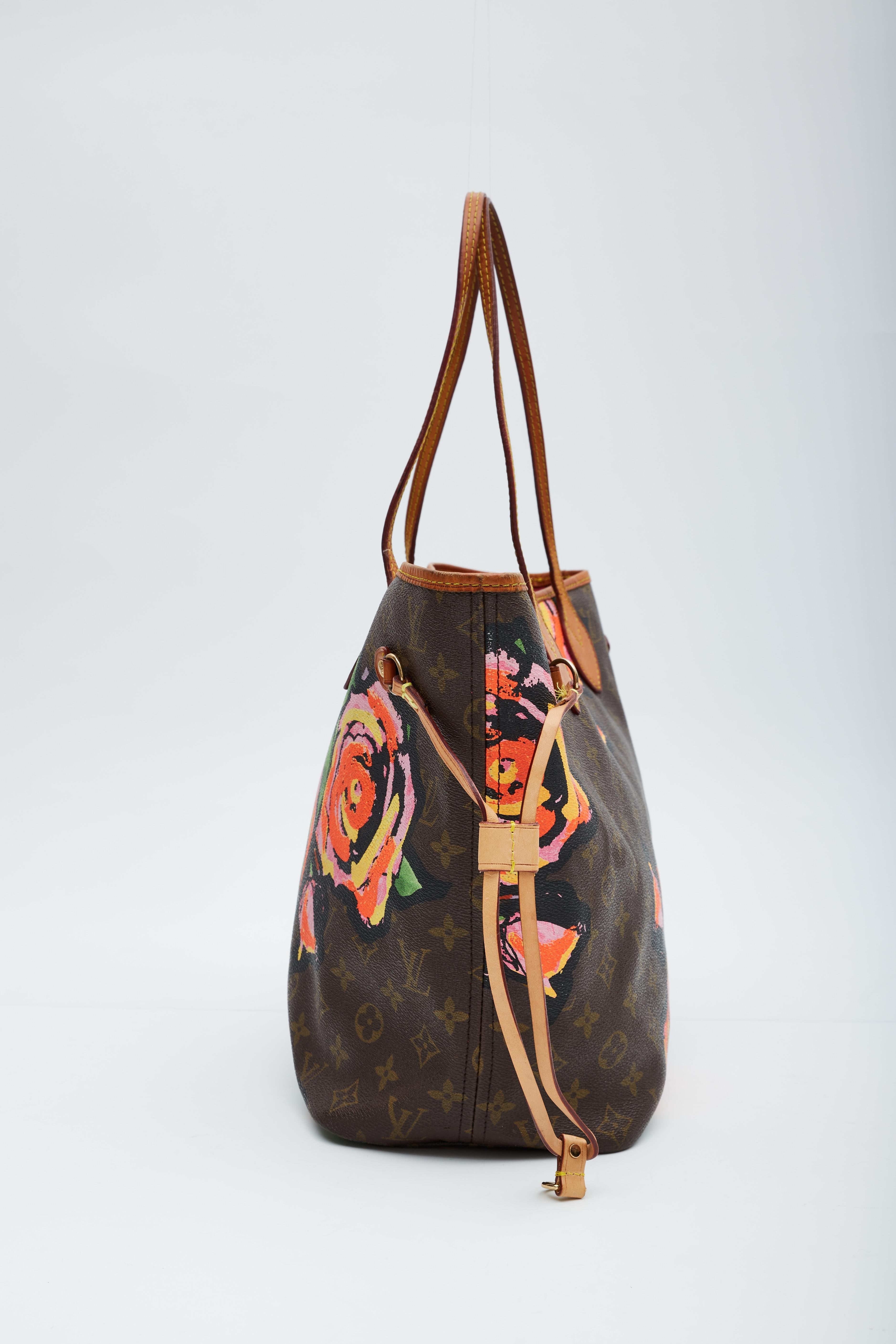 Louis Vuitton Monogram Roses Neverfull Tote MM (2007) In condizioni buone a Montreal, Quebec