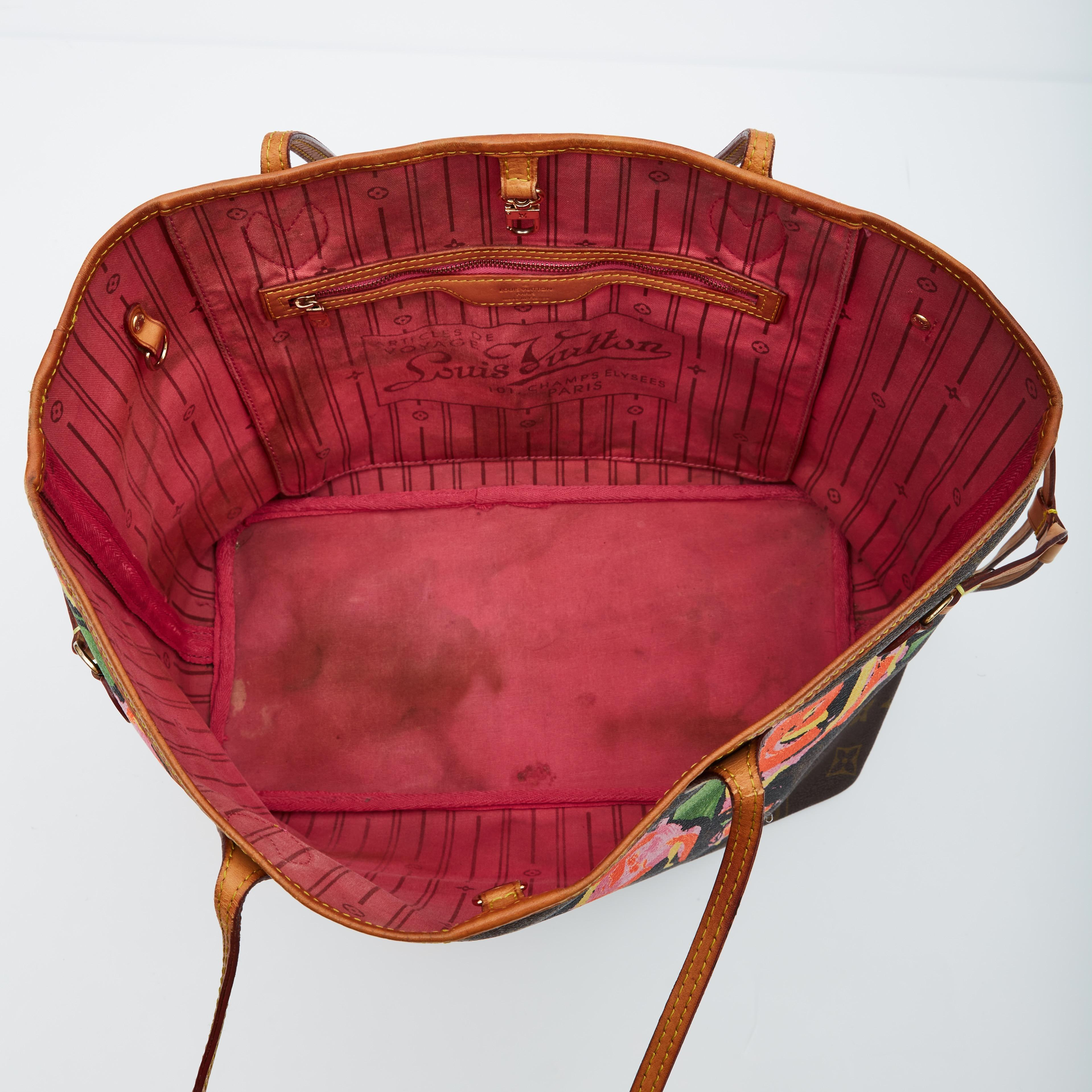 Louis Vuitton Monogram Roses Neverfull Tote MM (2007) 1