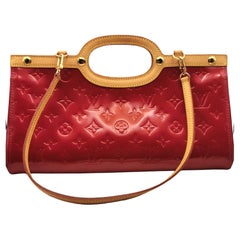 Louis Vuitton monogram Roxbury Drive handbag, Pomme D'amour, Red Vernis leather