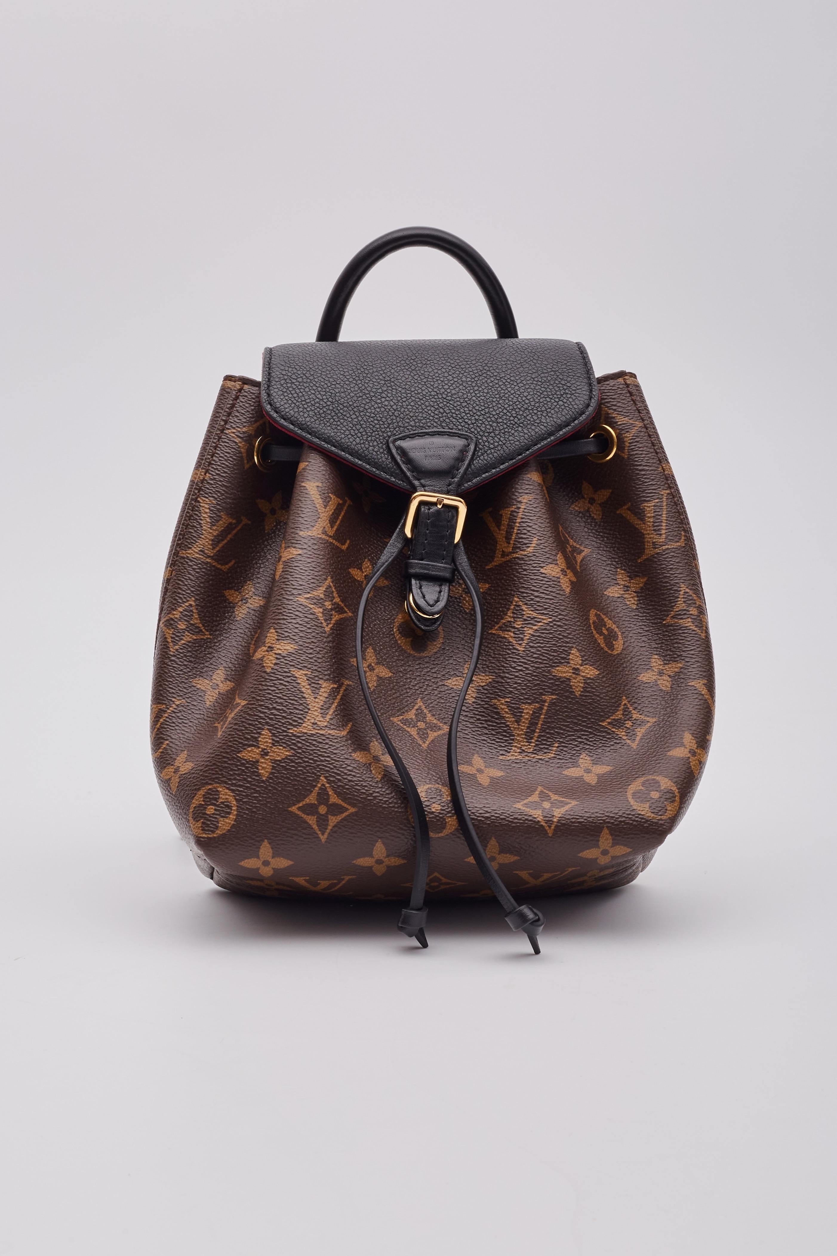 Louis Vuitton Monogram Rucksack Montsouris NM BB Backpack In Excellent Condition For Sale In Montreal, Quebec