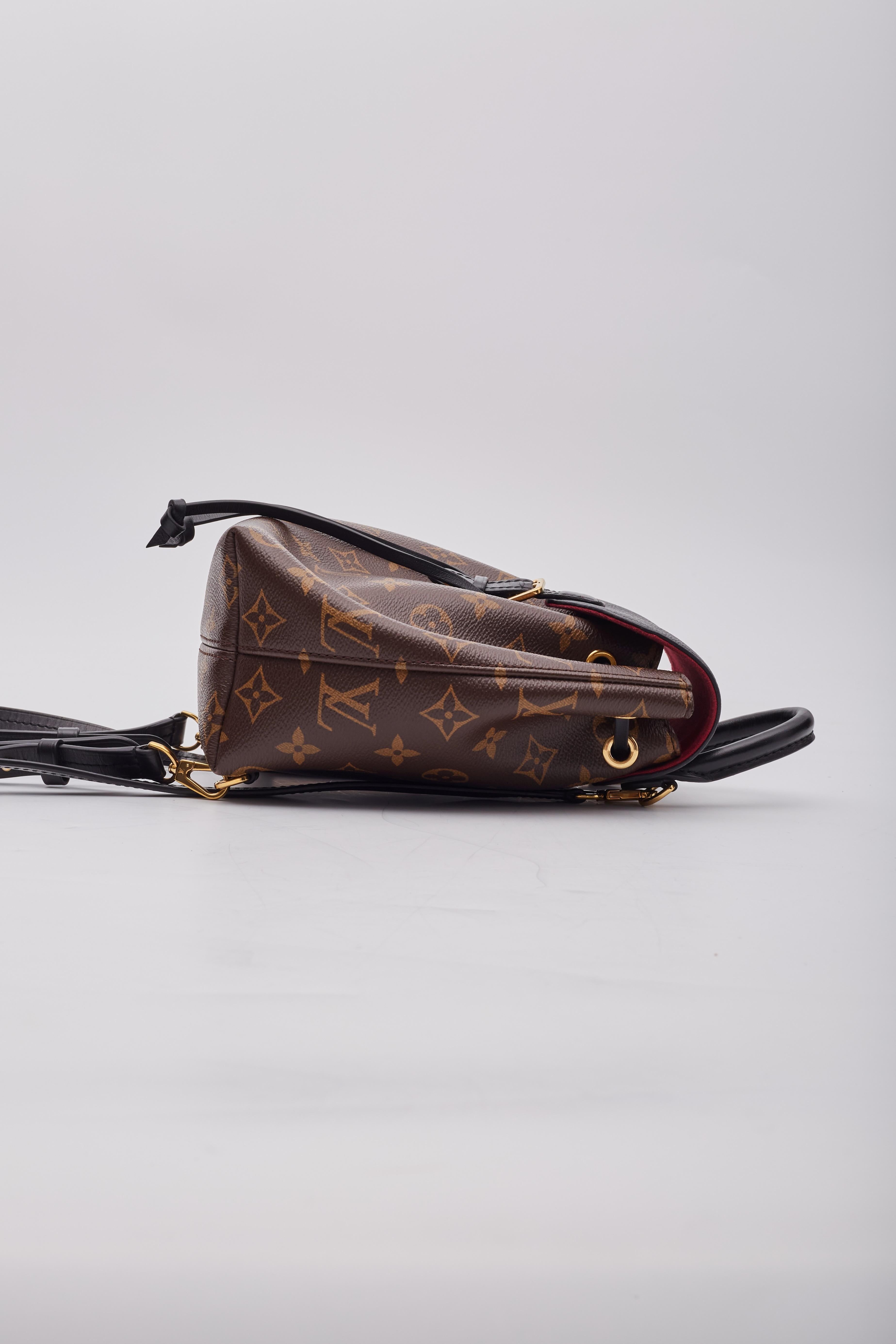 Louis Vuitton Monogram Rucksack Montsouris NM BB Backpack For Sale 2