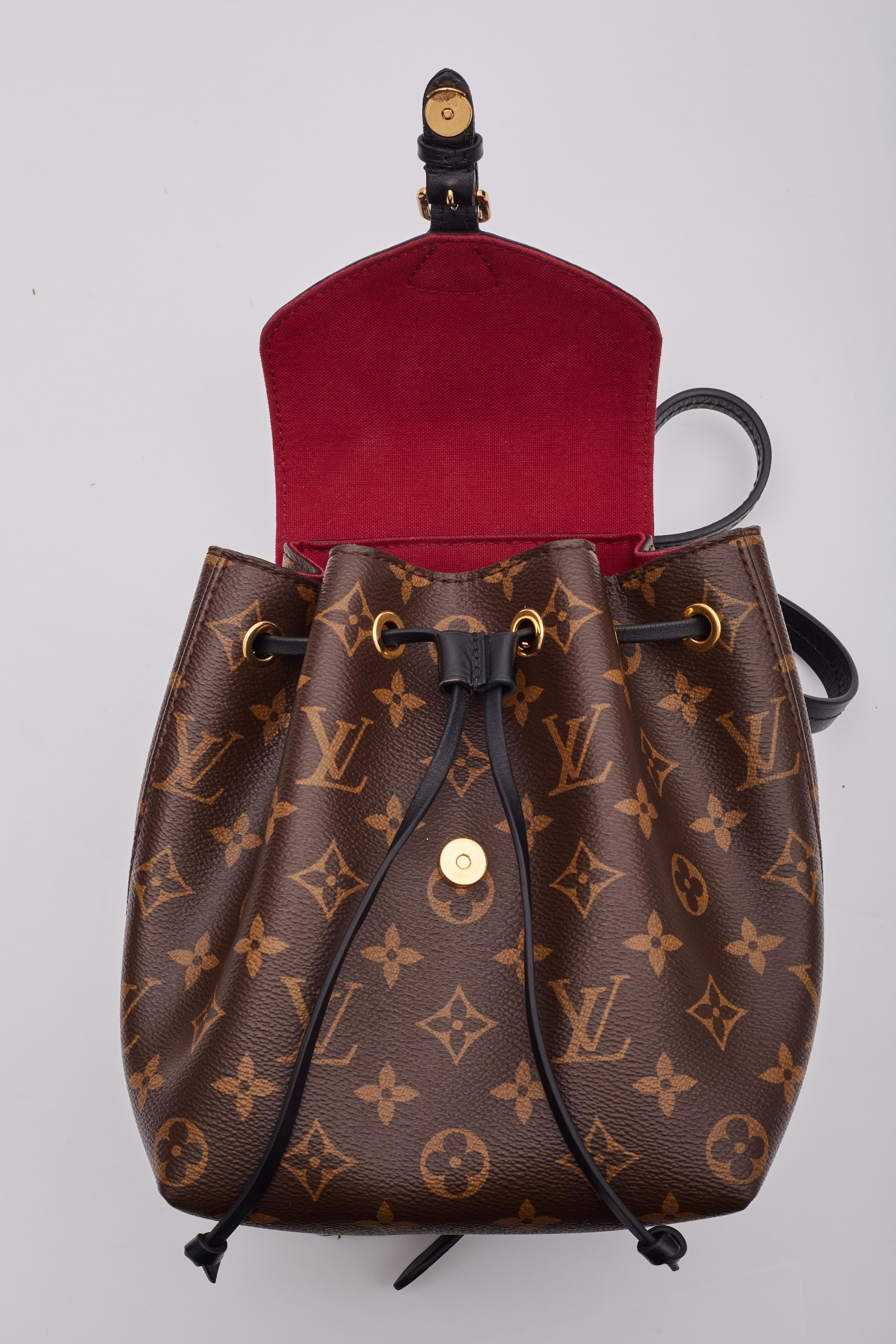 Louis Vuitton Monogram Rucksack Montsouris NM BB Backpack For Sale 5