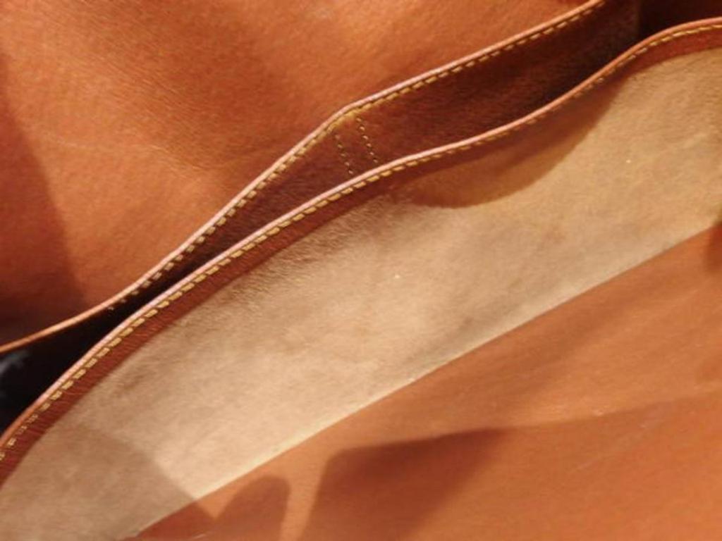 Louis Vuitton Monogram Sac Bandouliere 223824 Brown Coated Canvas Shoulder Bag For Sale 3