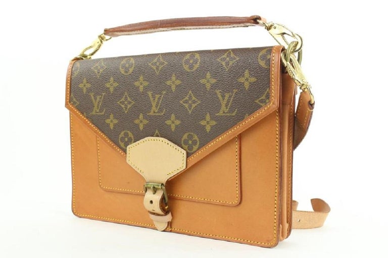 Louis Vuitton Monogram Sac Biface Crossbody Flap Bag 862636 For