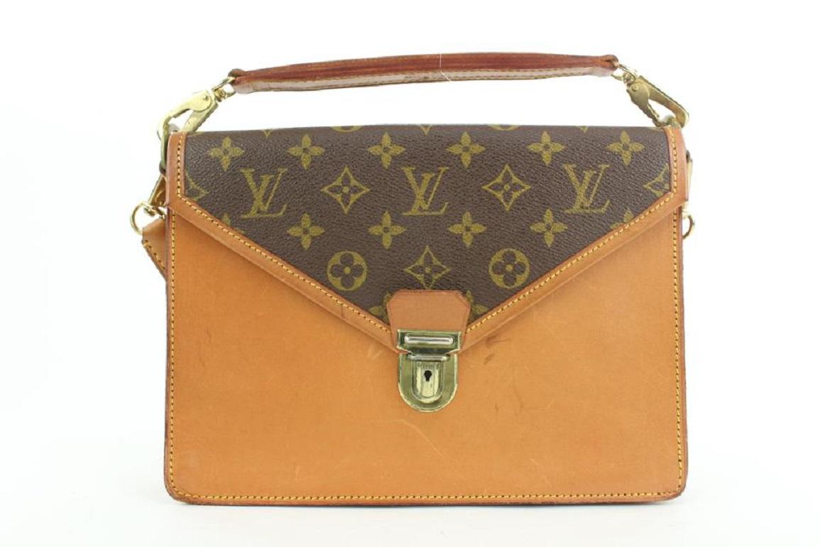Louis Vuitton Monogram Sac Biface Crossbody Flap Bag  862636 In Good Condition For Sale In Dix hills, NY