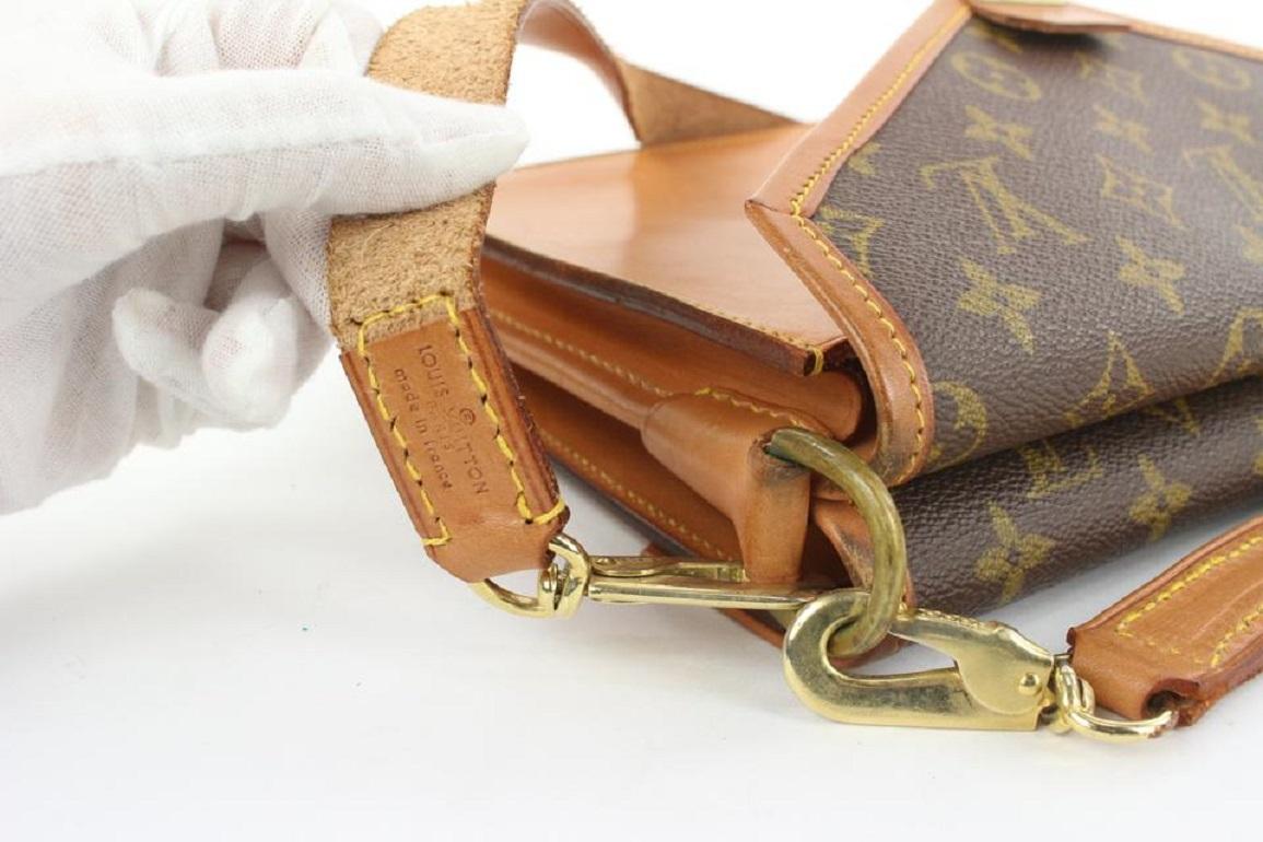 Women's Louis Vuitton Monogram Sac Biface Crossbody Flap Bag  862636 For Sale