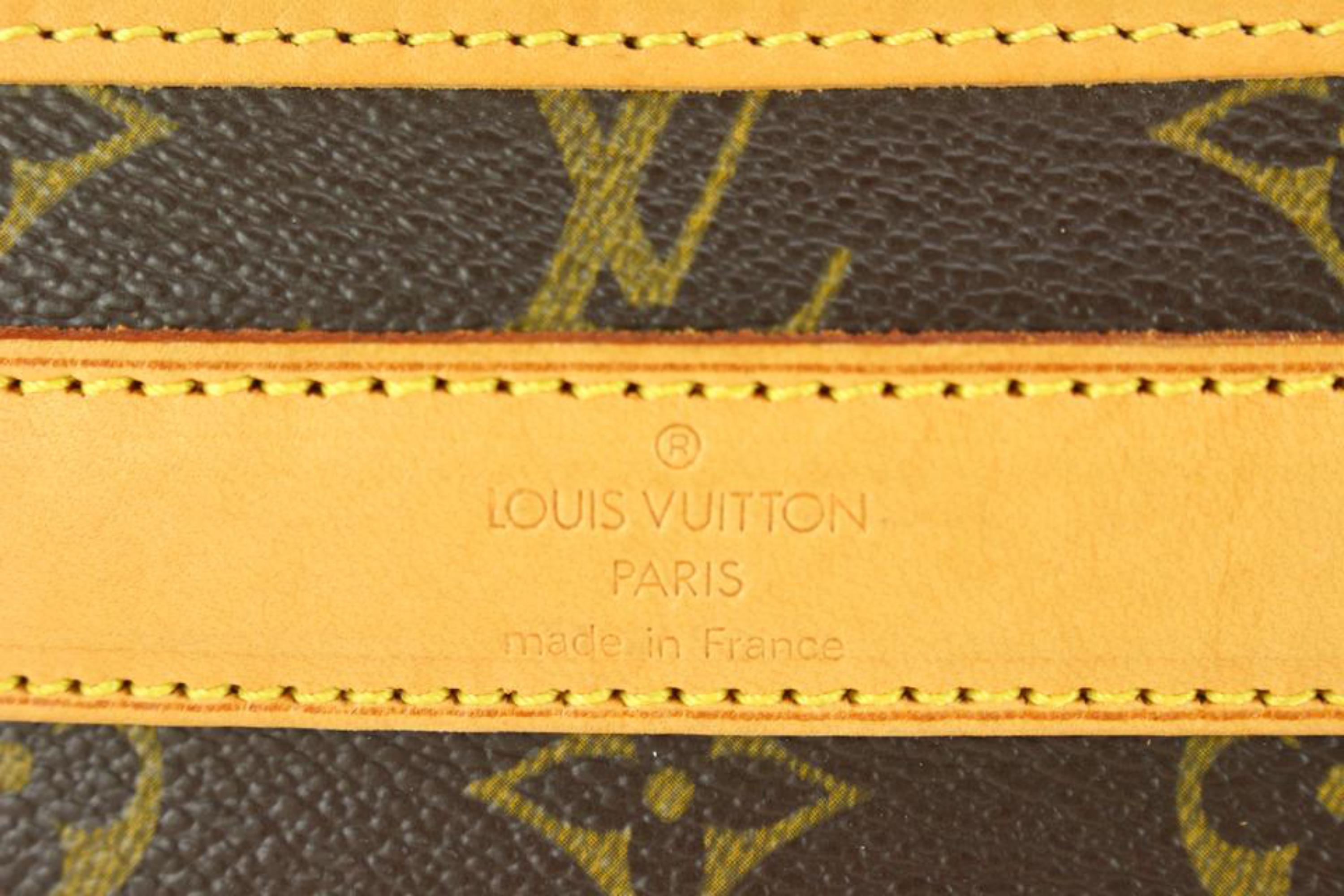 Louis Vuitton Monogram Sac Chien 40 Hunde-Tragetasche für Haustier mit Monogramm  51lz815s im Angebot 2