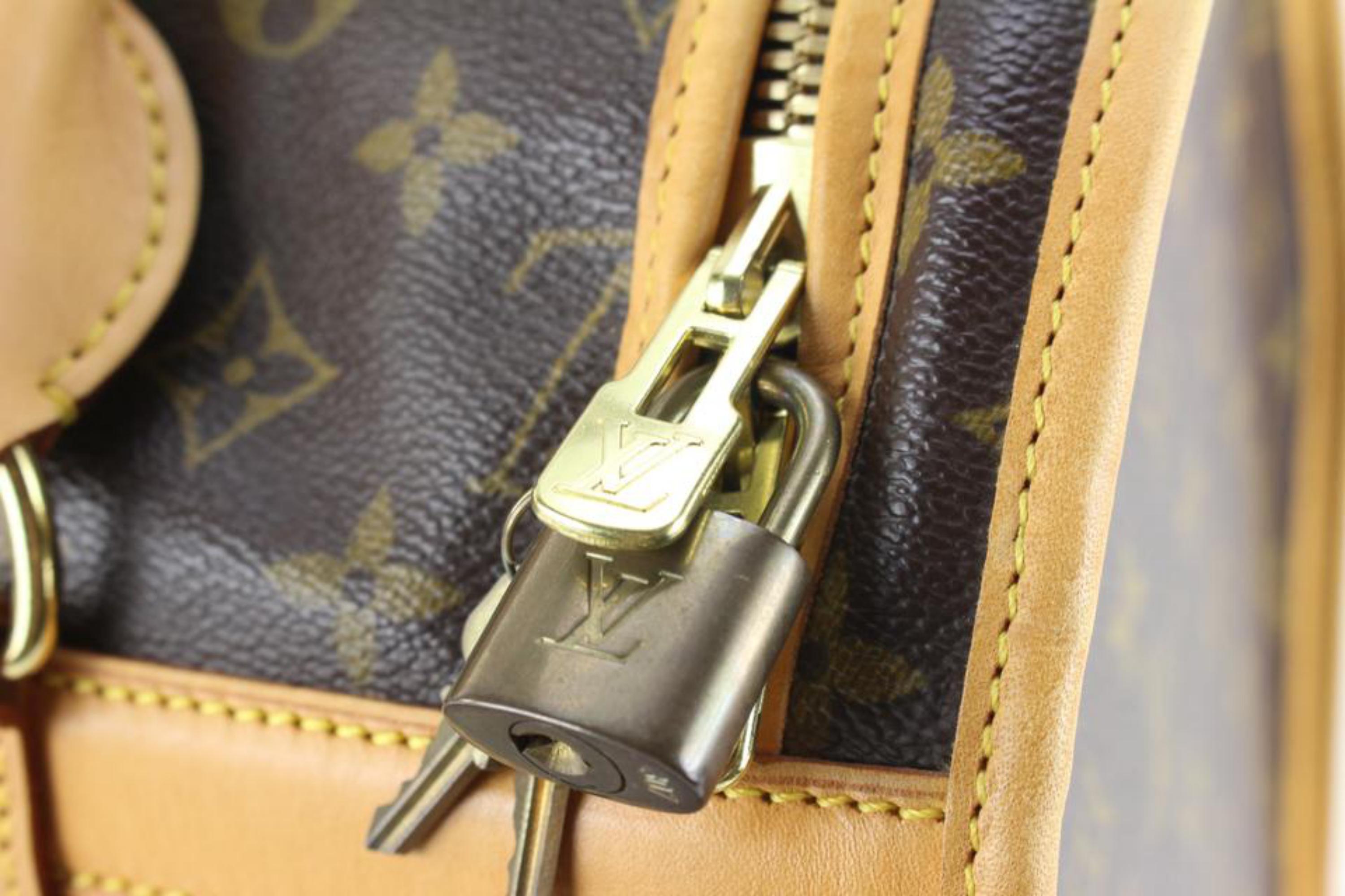 Louis Vuitton Monogram Sac Chien 40 Hunde-Tragetasche für Haustier mit Monogramm  51lz815s im Angebot 3