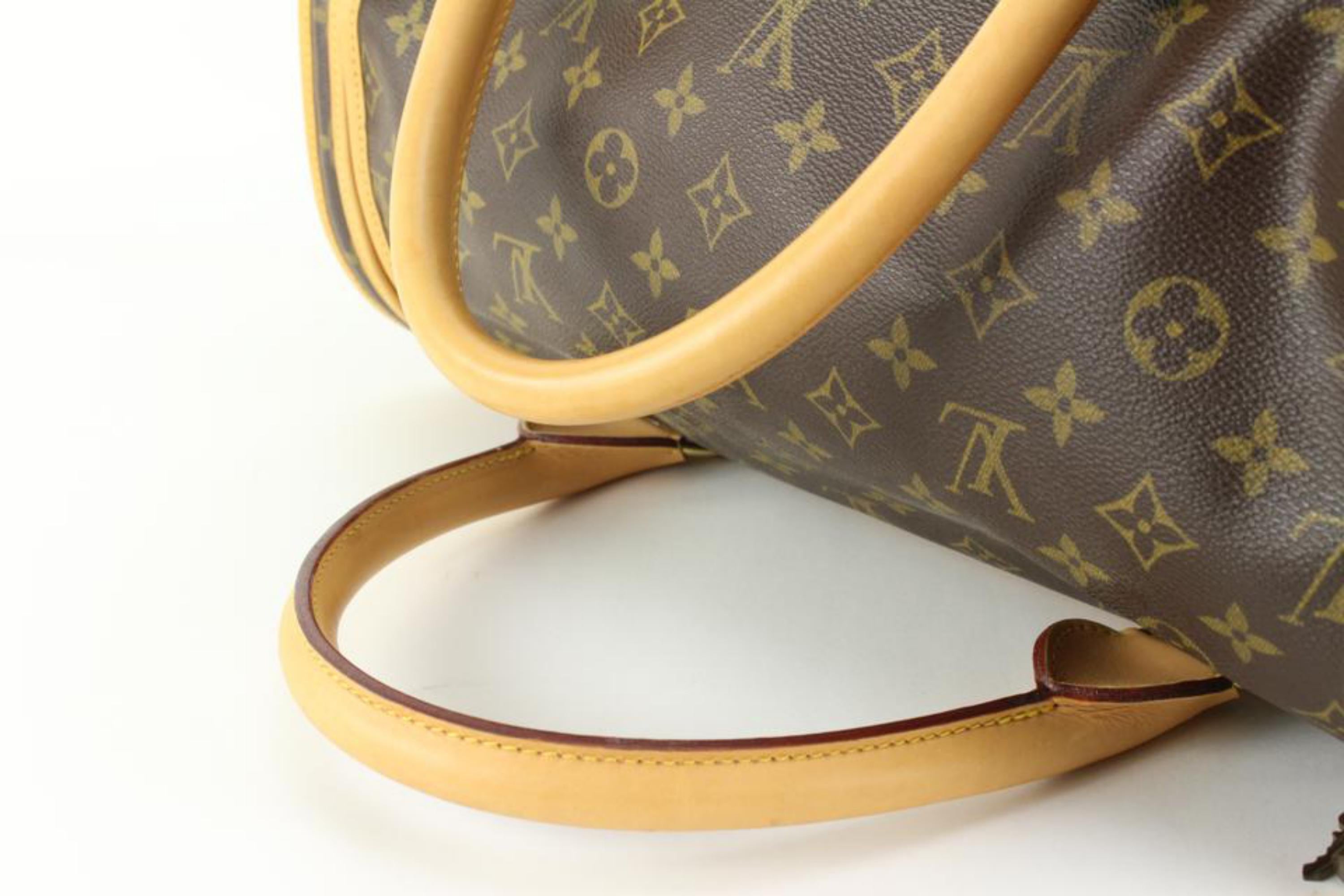Louis Vuitton Monogram Sac Chien 40 Dog Carrier Pet Bag  51lz815s In Good Condition For Sale In Dix hills, NY