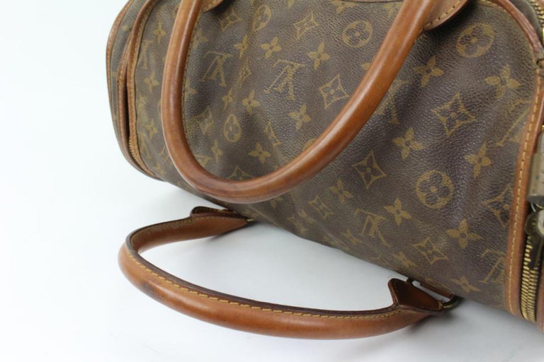 Louis Vuitton Monogram Sac Chien 40 Pet Carrier Dog Cage 19lk323s For Sale  at 1stDibs