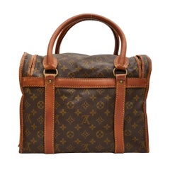 Louis Vuitton Monogram Sac Chien Pet Carrier 35 (Circa 1990s)