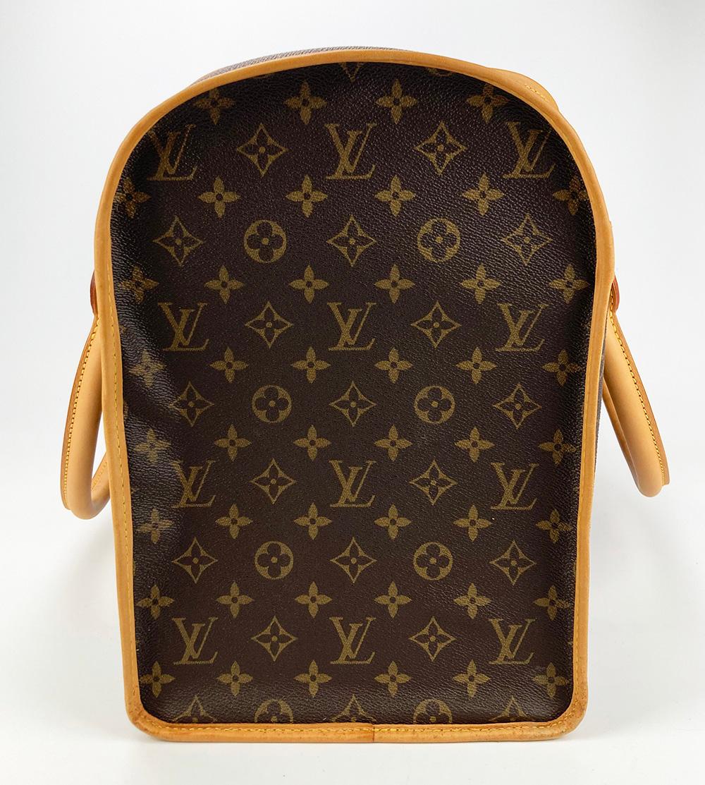 Louis Vuitton Monogram Sac Chien Pet Carrier 50 In Good Condition For Sale In Philadelphia, PA