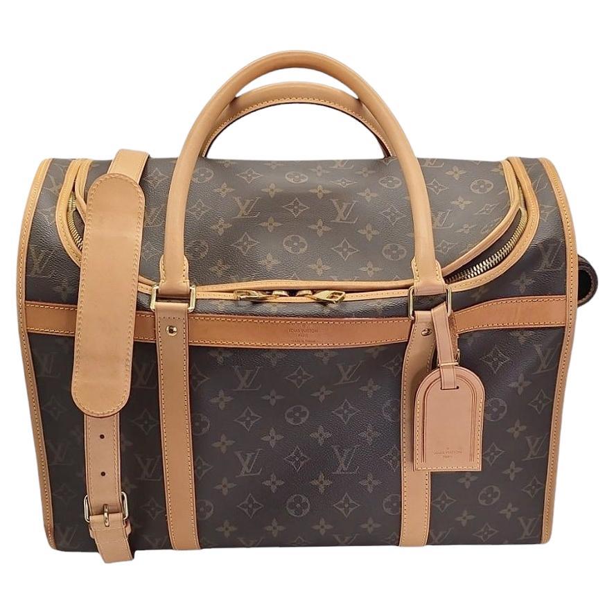Louis Vuitton Monogram Sac Chien Pet Carrier NM For Sale