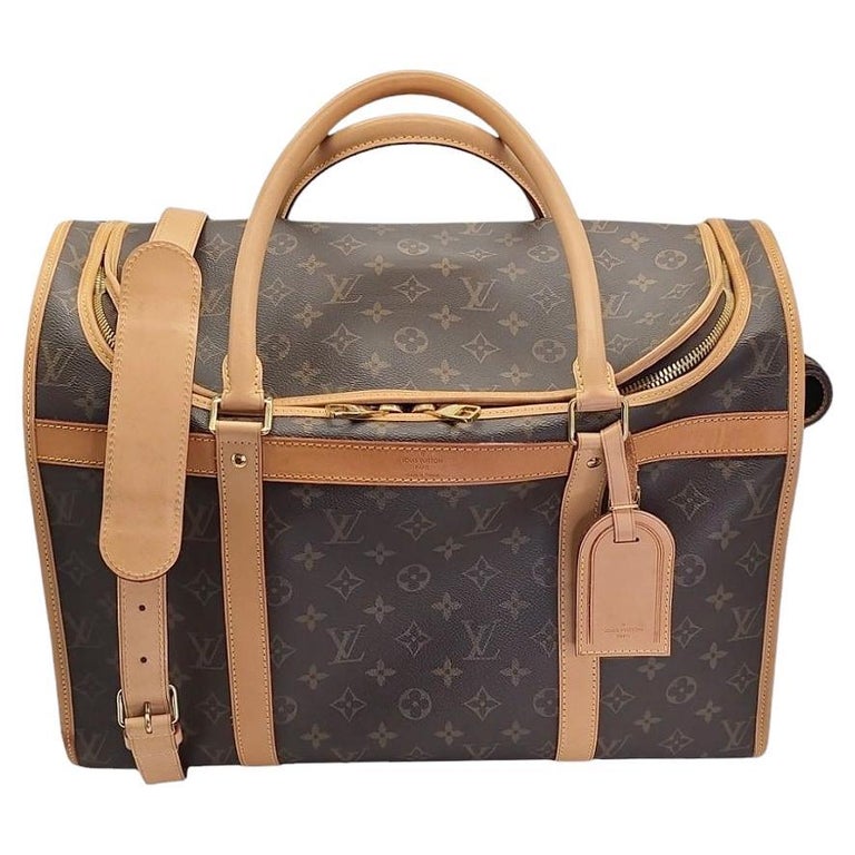 Sac à main Louis Vuitton Monogram Chien Pet Carrier NM En vente