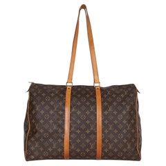 Louis Vuitton Monogram Sac Flanerie Brown Canvas Zipper Tote Bag 50