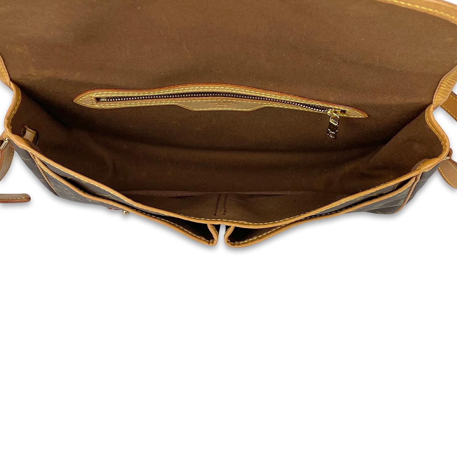 Louis Vuitton Monogram Sac Gibeciere MM Crossbody Bag 2