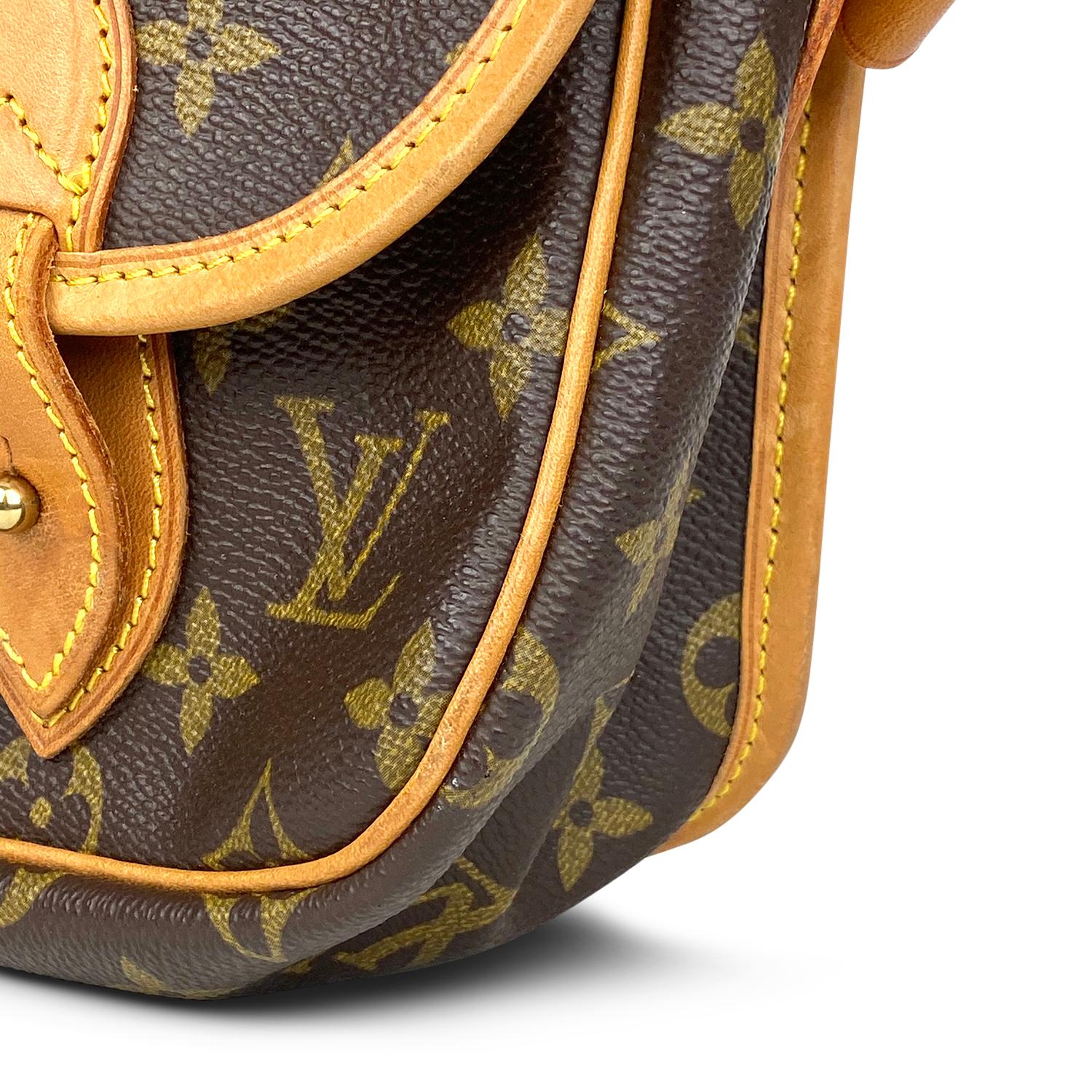 Brown Louis Vuitton Monogram Sac Gibeciere MM Crossbody Bag