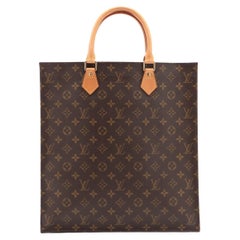 Louis Vuitton Monogram Sac Plat Shopping Tote Bag