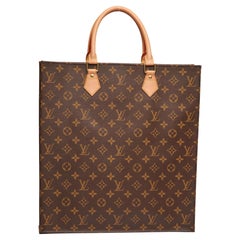 Louis Vuitton Monogram Sac Plat Tote Bag (2007)