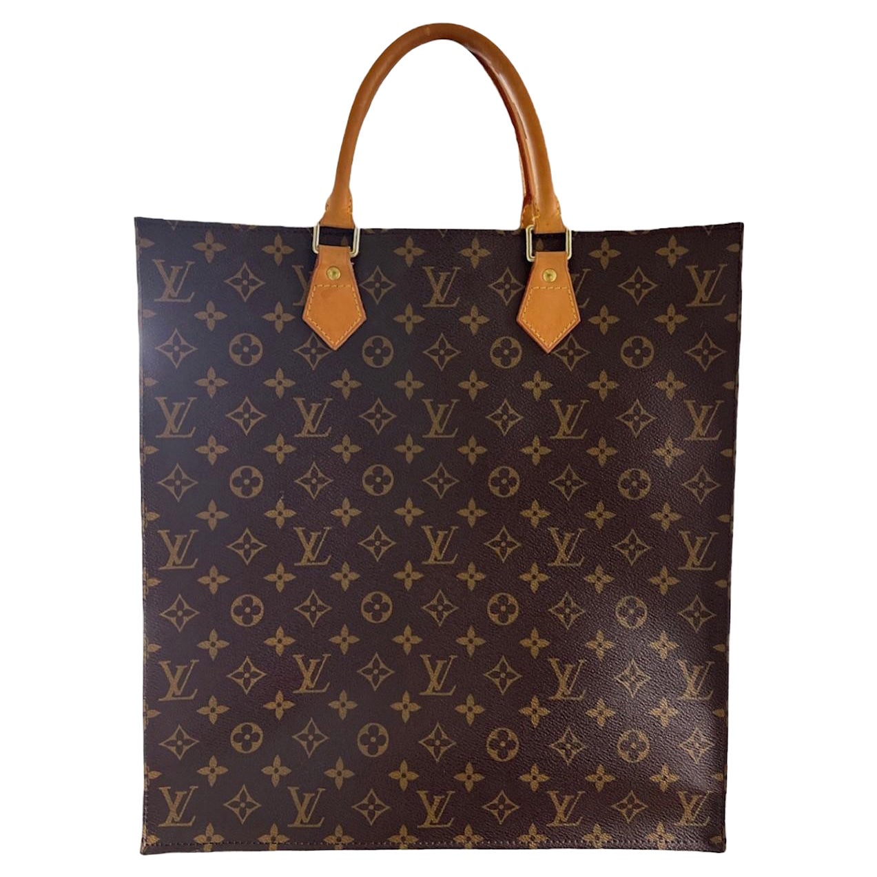 Louis Vuitton Monogram Sac Plat Tote