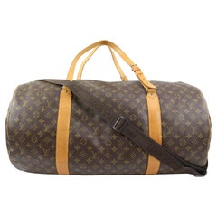 Louis Vuitton Monogram Macassar & Black Leather Alzer Trunk 60 - Handbag | Pre-owned & Certified | used Second Hand | Unisex