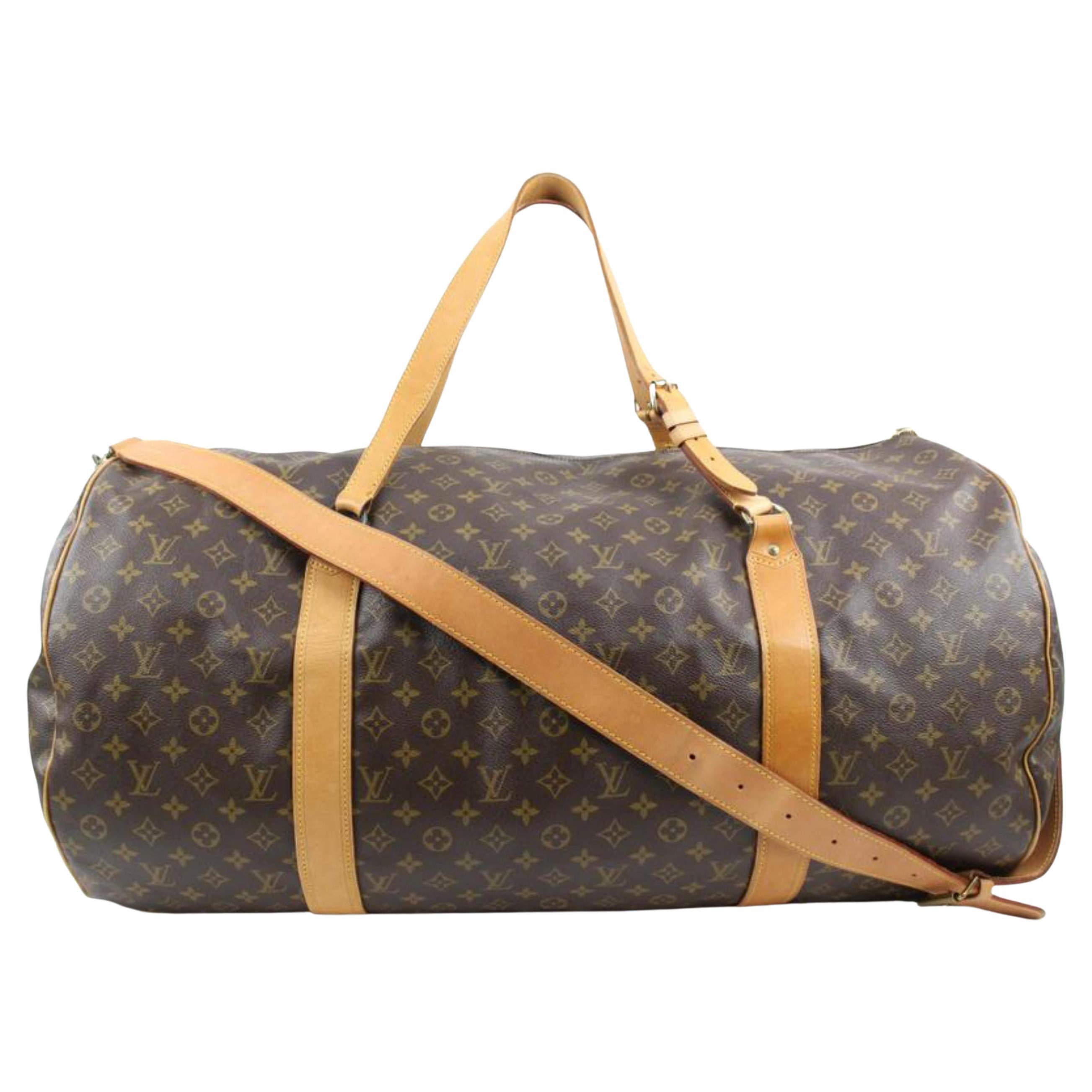 Louis Vuitton Monogram Sac Polochon 70 XL Keepall Bandouliere 75lv218s For  Sale at 1stDibs