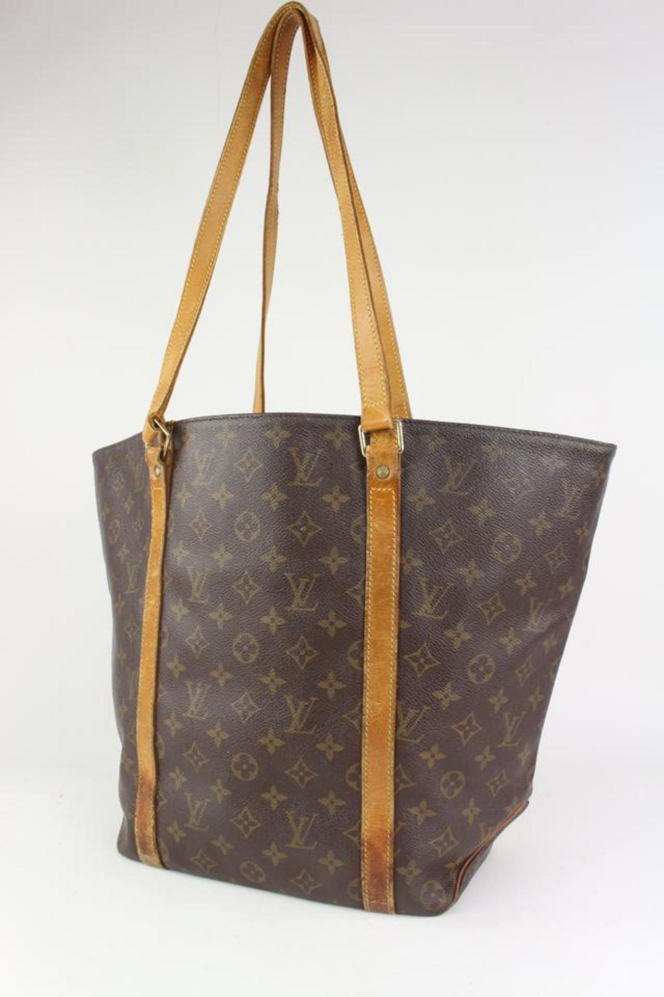 Louis Vuitton Monogram Sac Shopping Tote Bag 6LV1022 For Sale 7