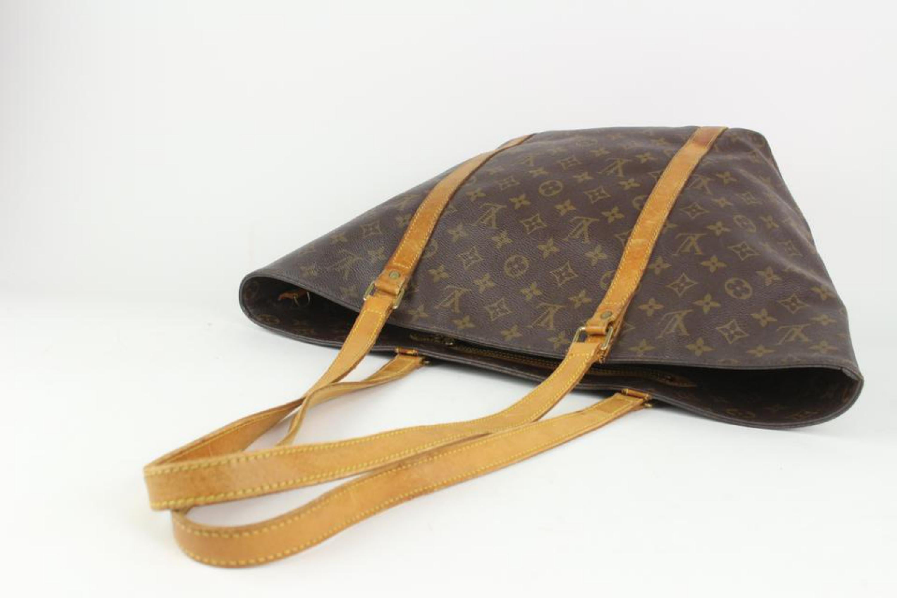 Louis Vuitton Monogram Sac Shopping Tote Bag 6LV1022 For Sale 4