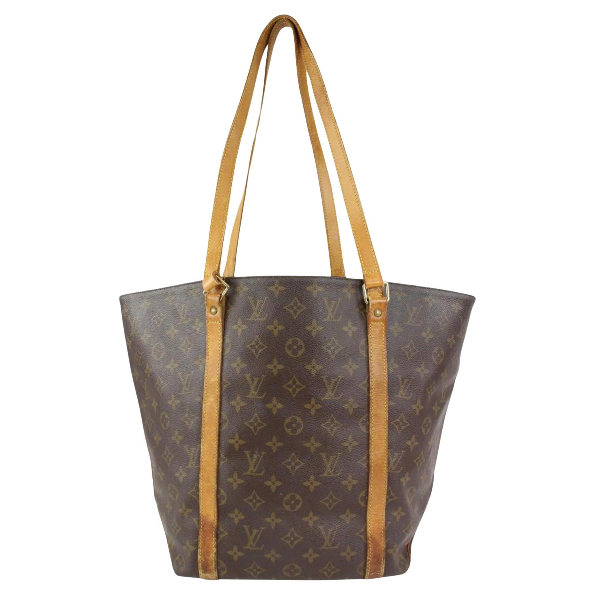 Louis Vuitton Monogram Sac Shopping Tote Bag 6LV1022 For Sale