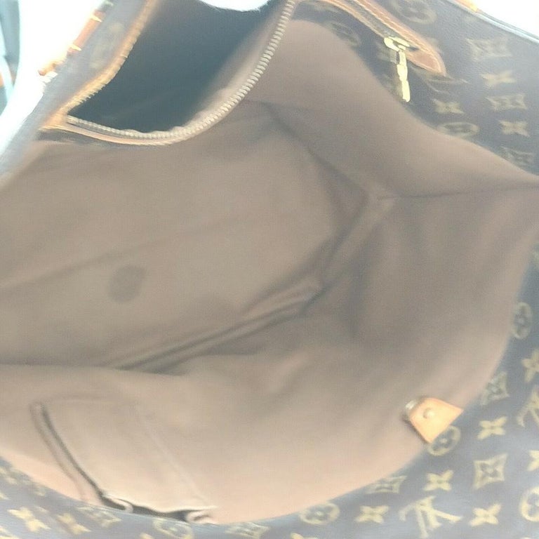 Brown Louis Vuitton Monogram Sac Shopping Tote Bag