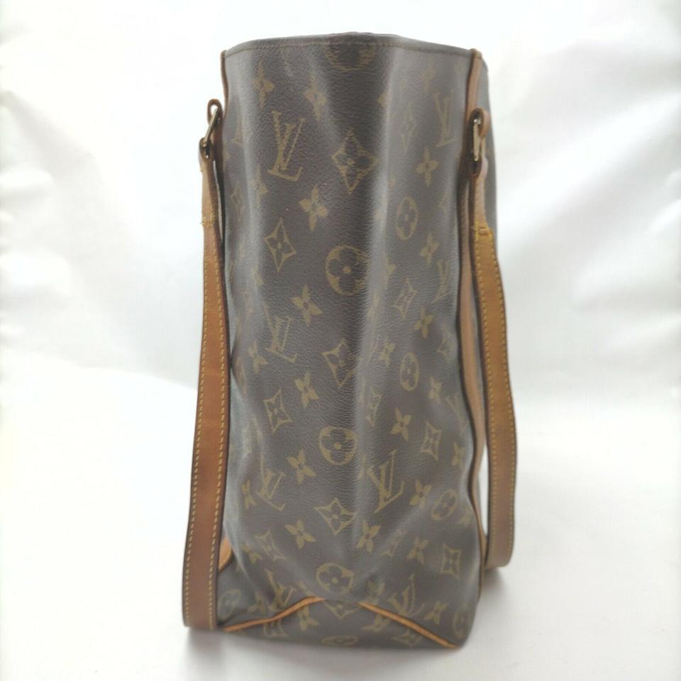 Gray Louis Vuitton Monogram Sac Shopping Tote Bag 7LV712 For Sale