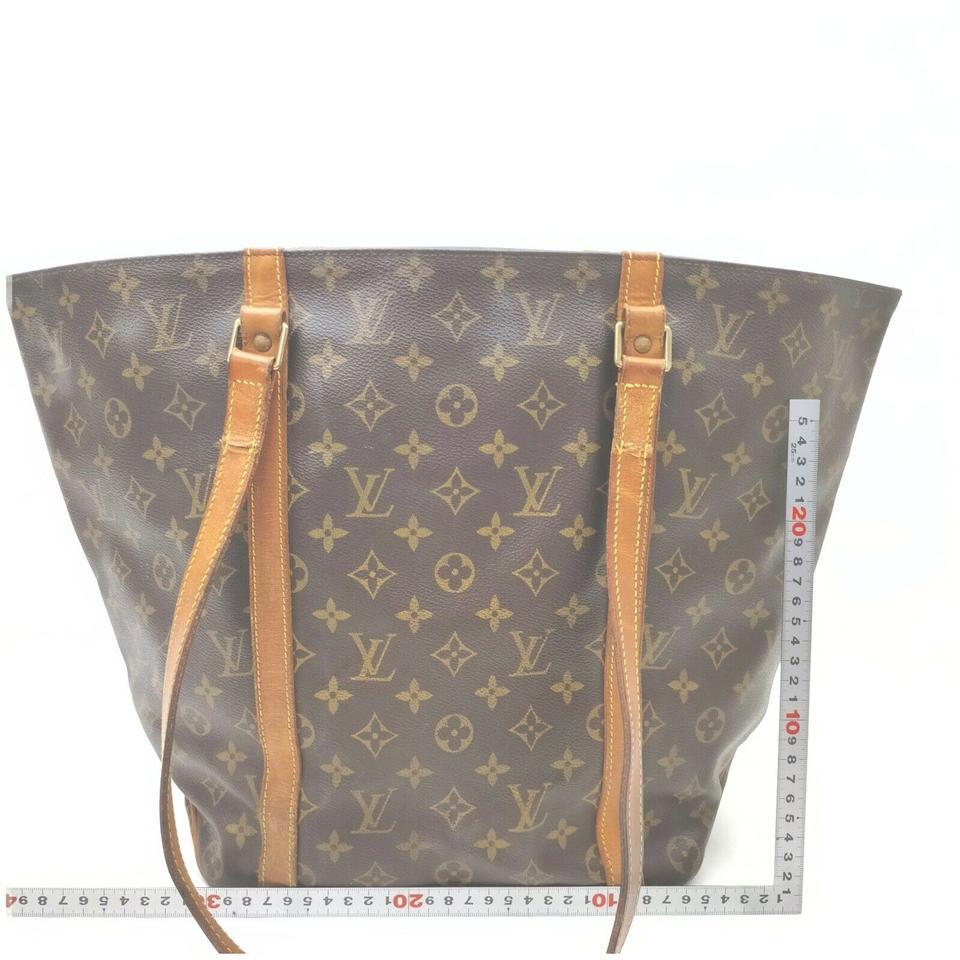 Louis Vuitton Monogram Sac Shopping Tote Bag 7LV712 For Sale 1
