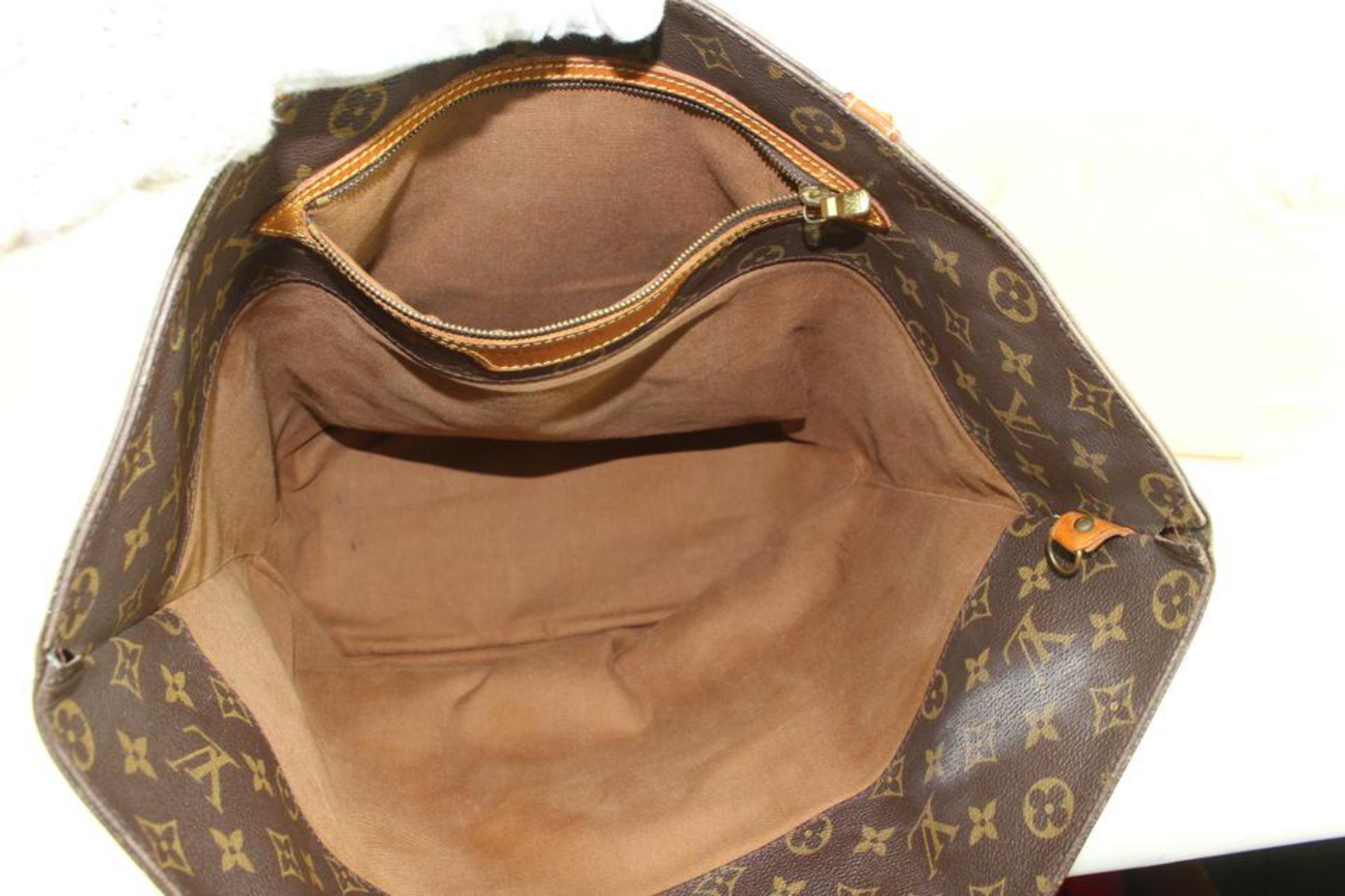 Louis Vuitton Monogram Sac Shopping Tote Bag 7LZ1019 For Sale 4