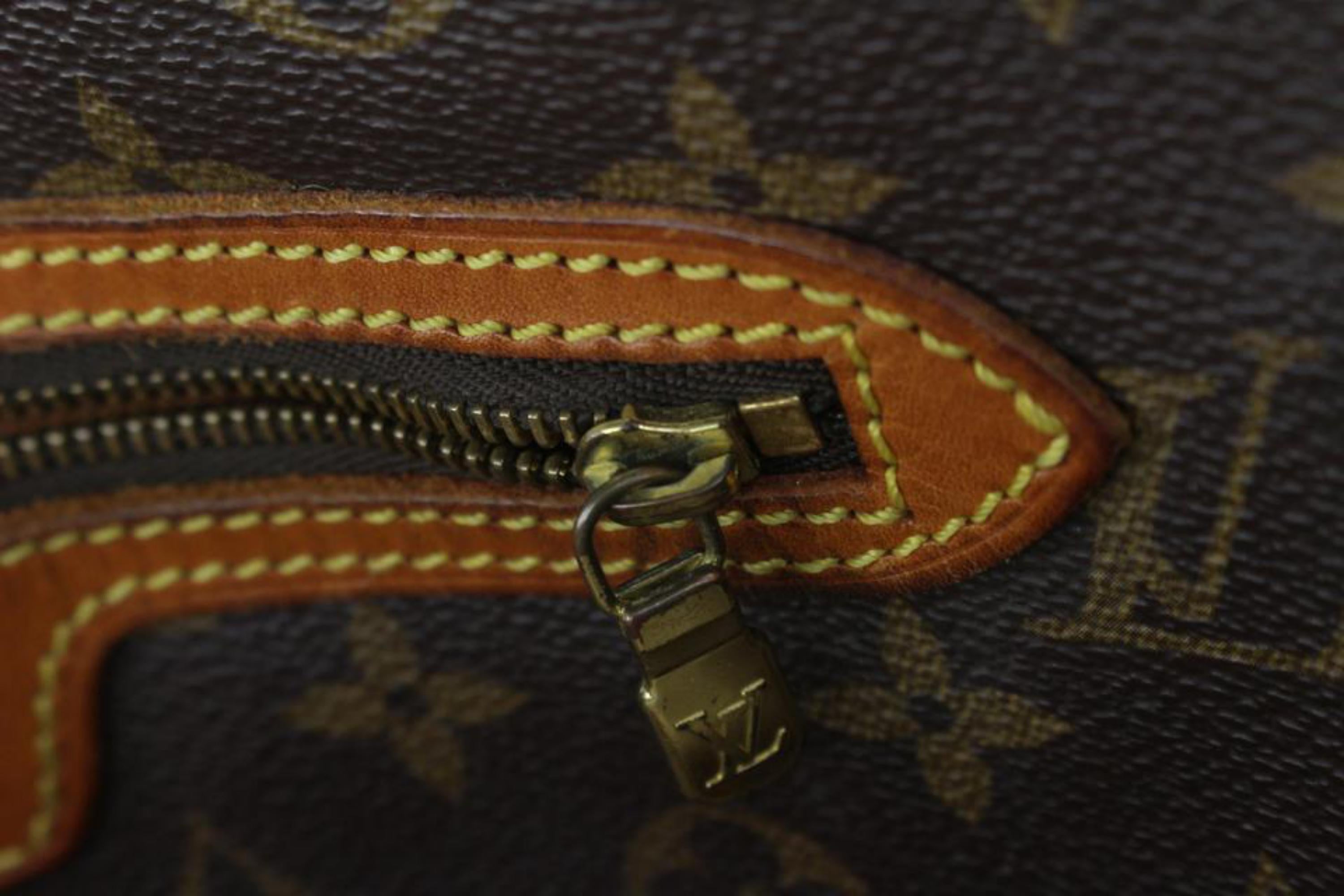 Louis Vuitton Monogrammierte Sac Einkaufstasche 7LZ1019 Damen im Angebot