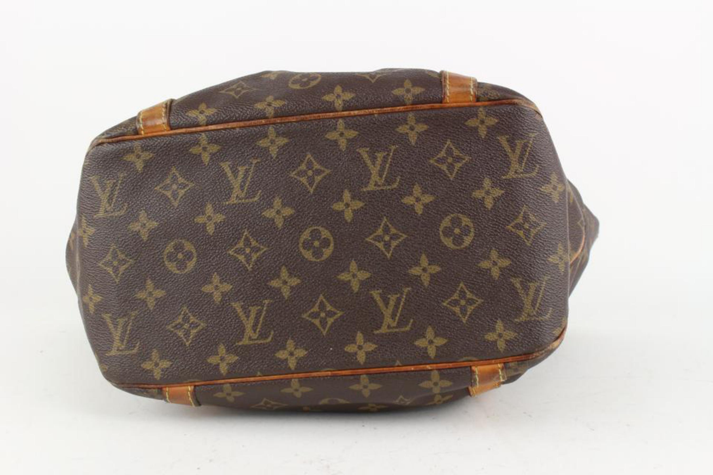 Louis Vuitton Monogram Sac Shopping Tote Bag 7LZ1019 For Sale 1